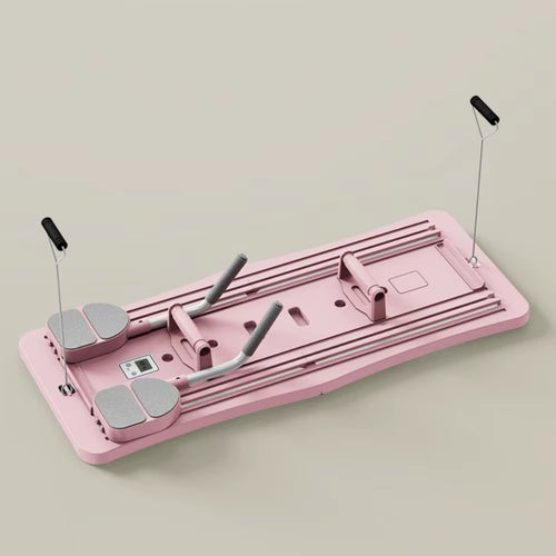 Leg & Arm Toner Fitness Abdominal Exercise Board with Tension Rope Adjustable Home Exercise Equipment Multifunctional Portable