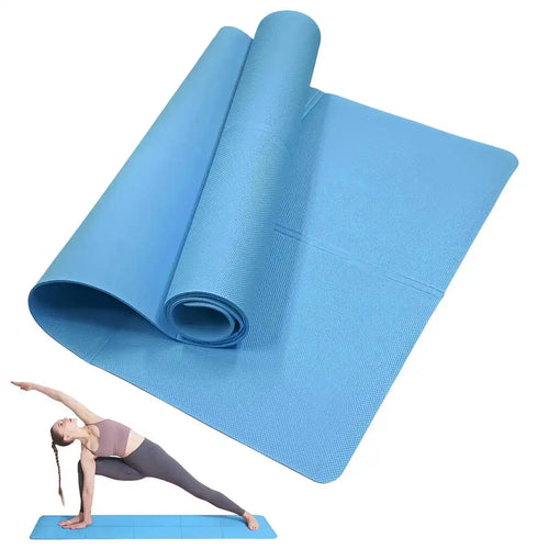 Yoga Mat Sports Fitness EVA Comfortable Foam 4Mm Thick Yoga Mat Sports Yoga and Pilates Gymnastics Mat